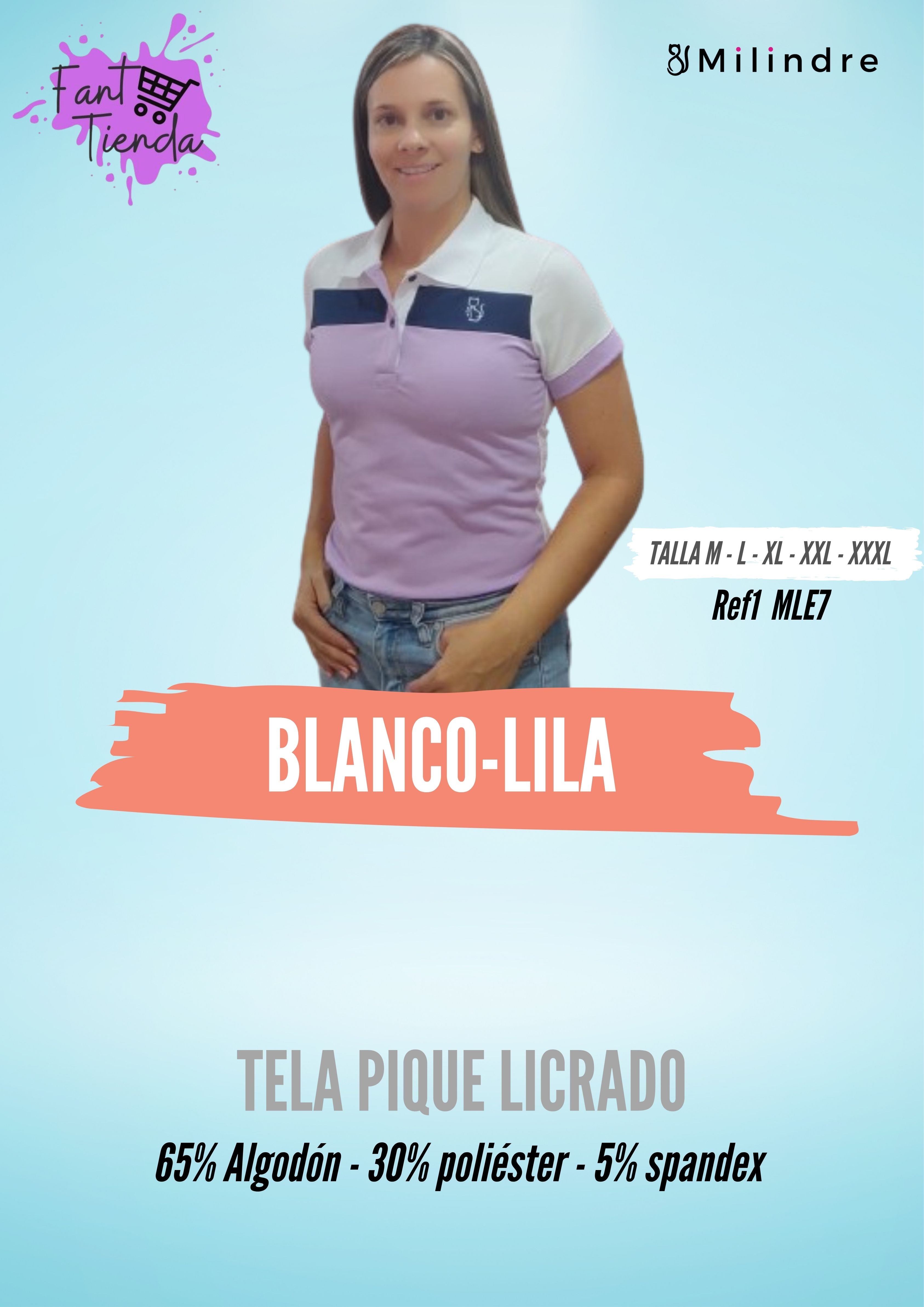 CAMISETAS DAMA MILINDRE REF7