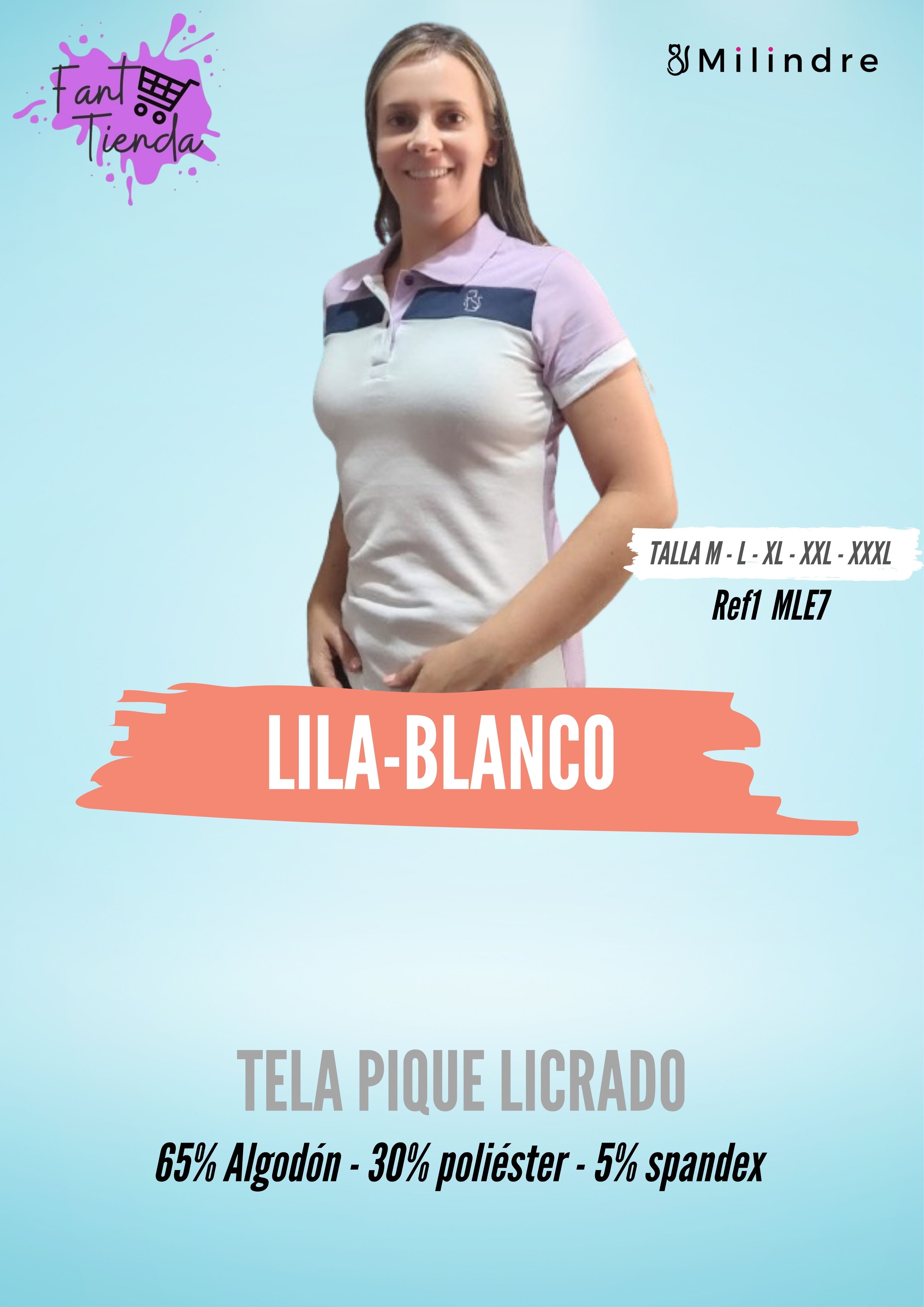 CAMISETAS DAMA MILINDRE REF7